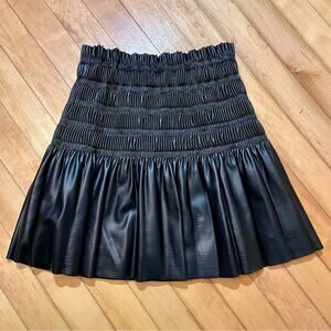 Habitual Girl Faux Leather Skirt